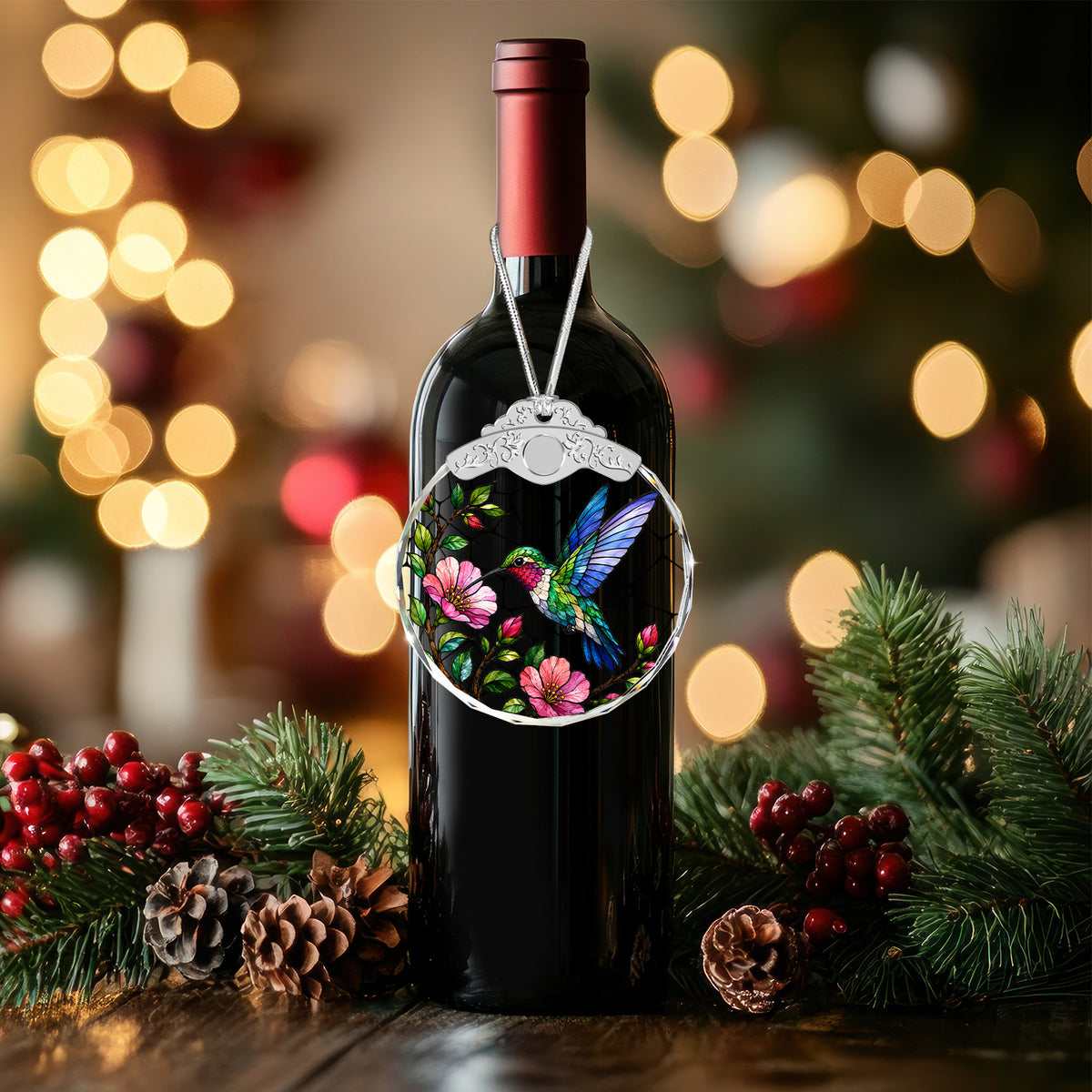Stained Glass Hanging Decor – Glass Ornament — view 6
