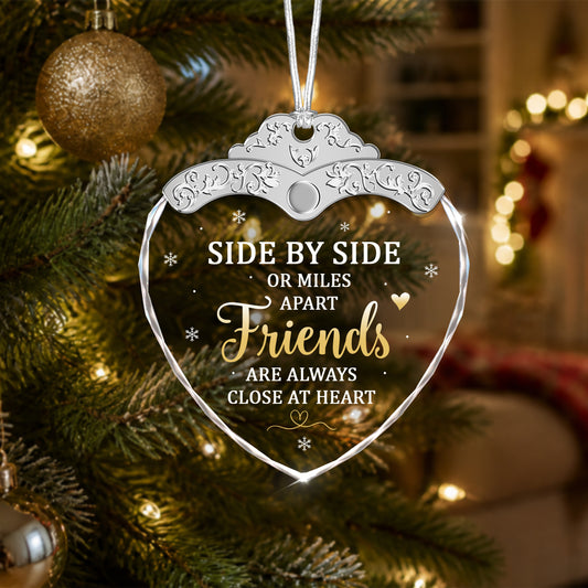 Christmas Gifts For Friends Going Away Friendship – Glass Ornament — view 2