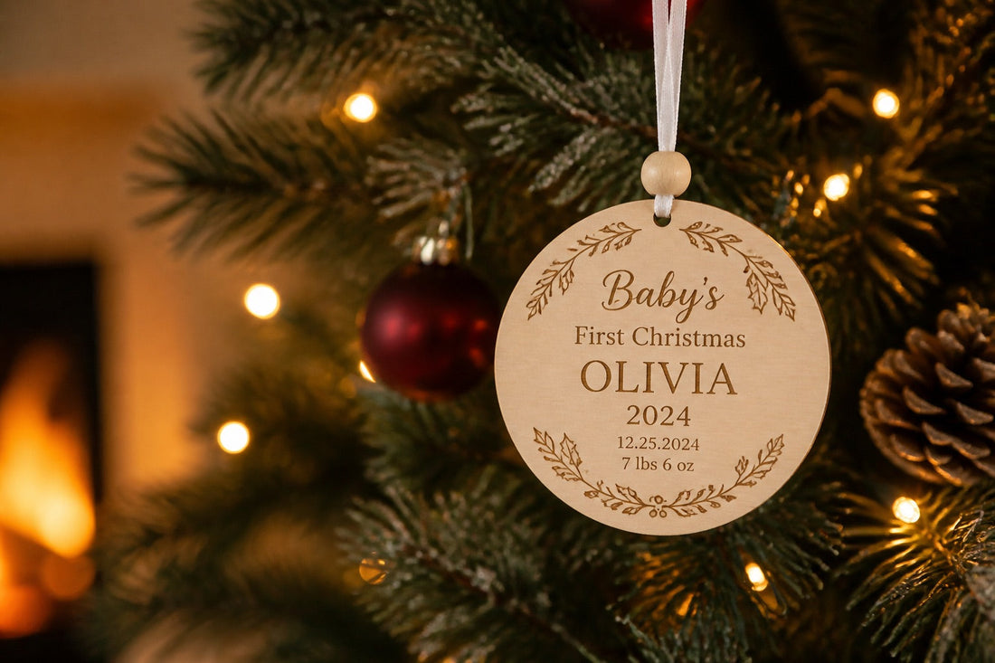 Customizable Baby's First Christmas Ornament: What to Know