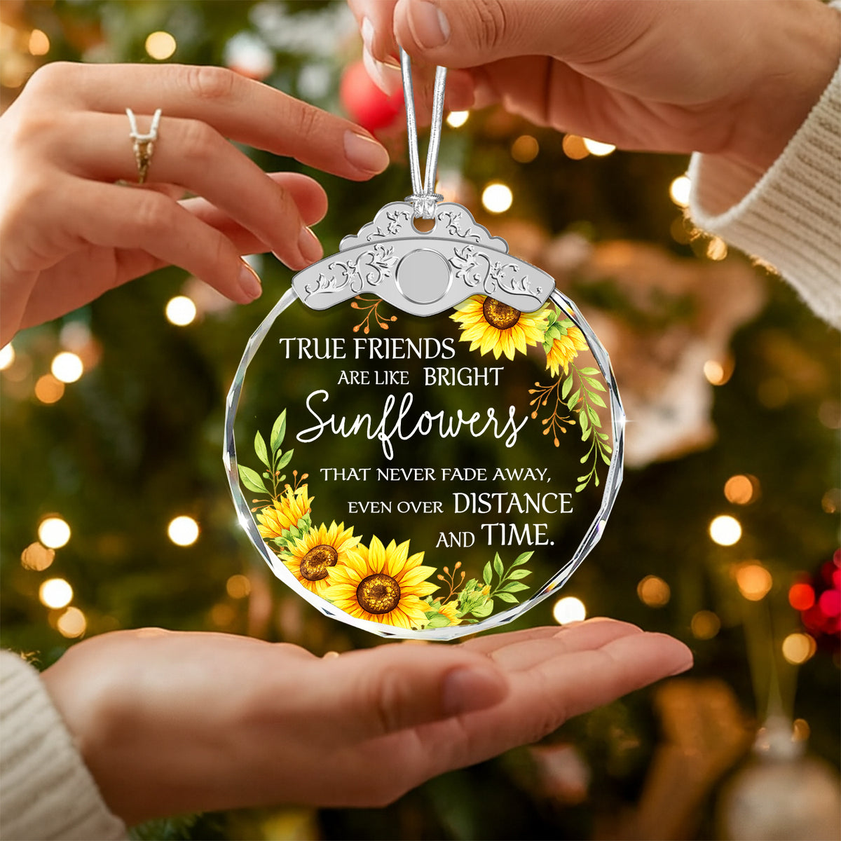 You Are the Friend Everybody Wishes They Had Inspirational Sentiment – Glass — view 5