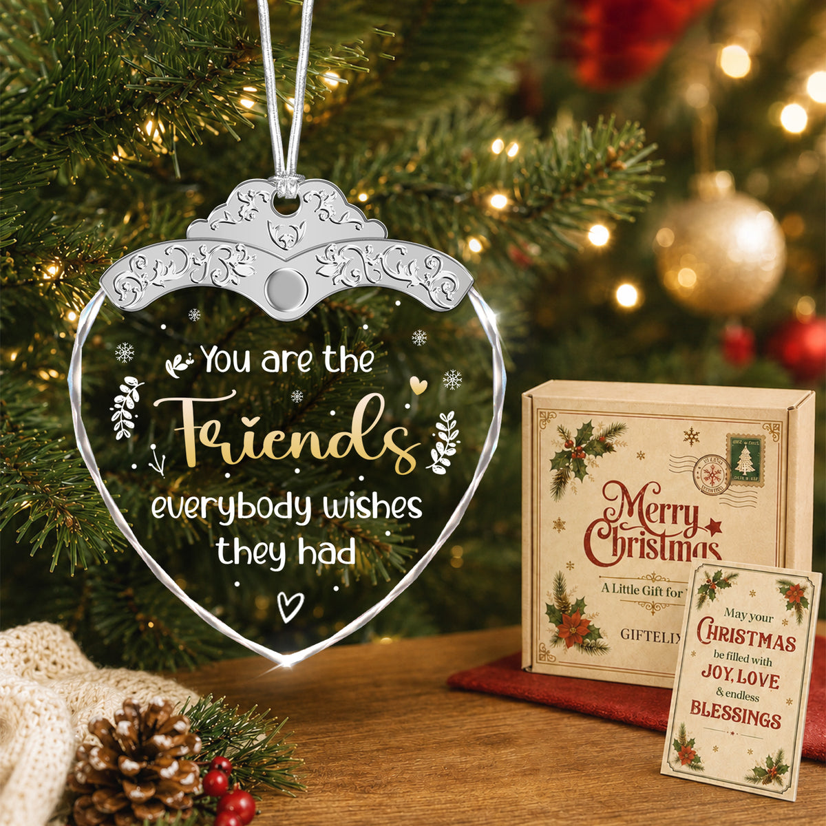 You Are the Friend Everybody Wishes They Had Inspirational Keepsake – Glass