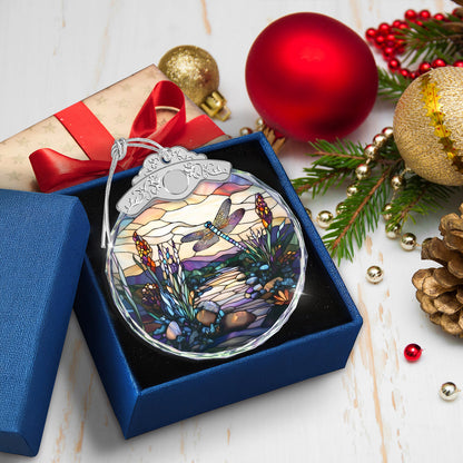 Dragonfly Christmas Ornaments – Stained Glass Ornament — view 5