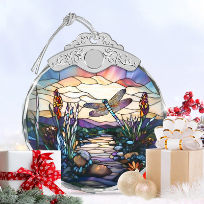 Dragonfly Christmas Ornaments – Stained Glass Ornament — view 6