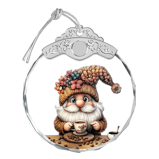 Gnome Christmas Ornaments – Glass Ornament