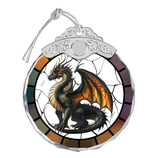 Dragon Christmas Ornaments – Stained Glass Ornament