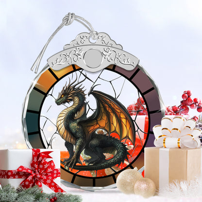 Dragon Christmas Ornaments – Stained Glass Ornament — view 6