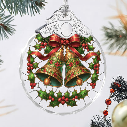 Christmas Bell Christmas Ornaments – Stained Glass Ornament — view 3