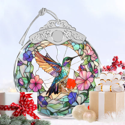 Hummingbird Christmas Ornaments – Stained Glass Ornament — view 6