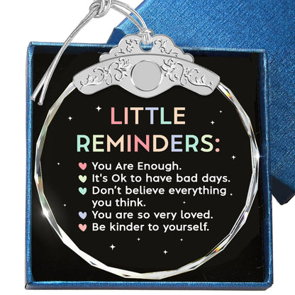 Positive & Motivational Message – Glass Ornament