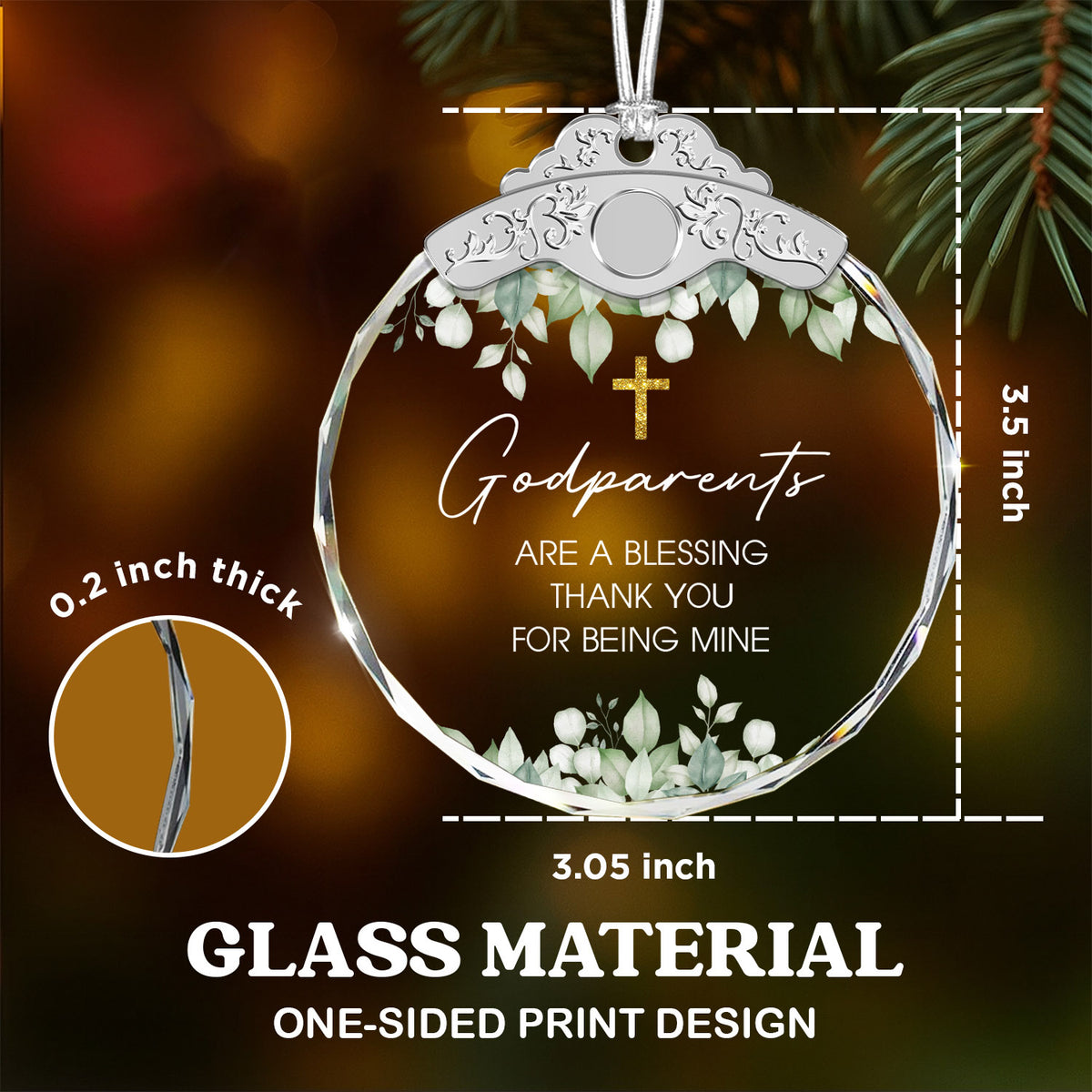 Godparents Gifts – Godparent Ornament — view 3