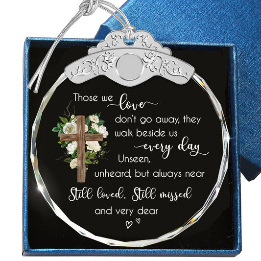 Those We Love Don'T Go Away – Glass Ornament