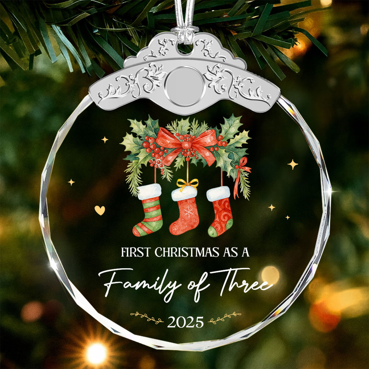 Christmas Ornaments 2025 – Glass Ornament — view 2