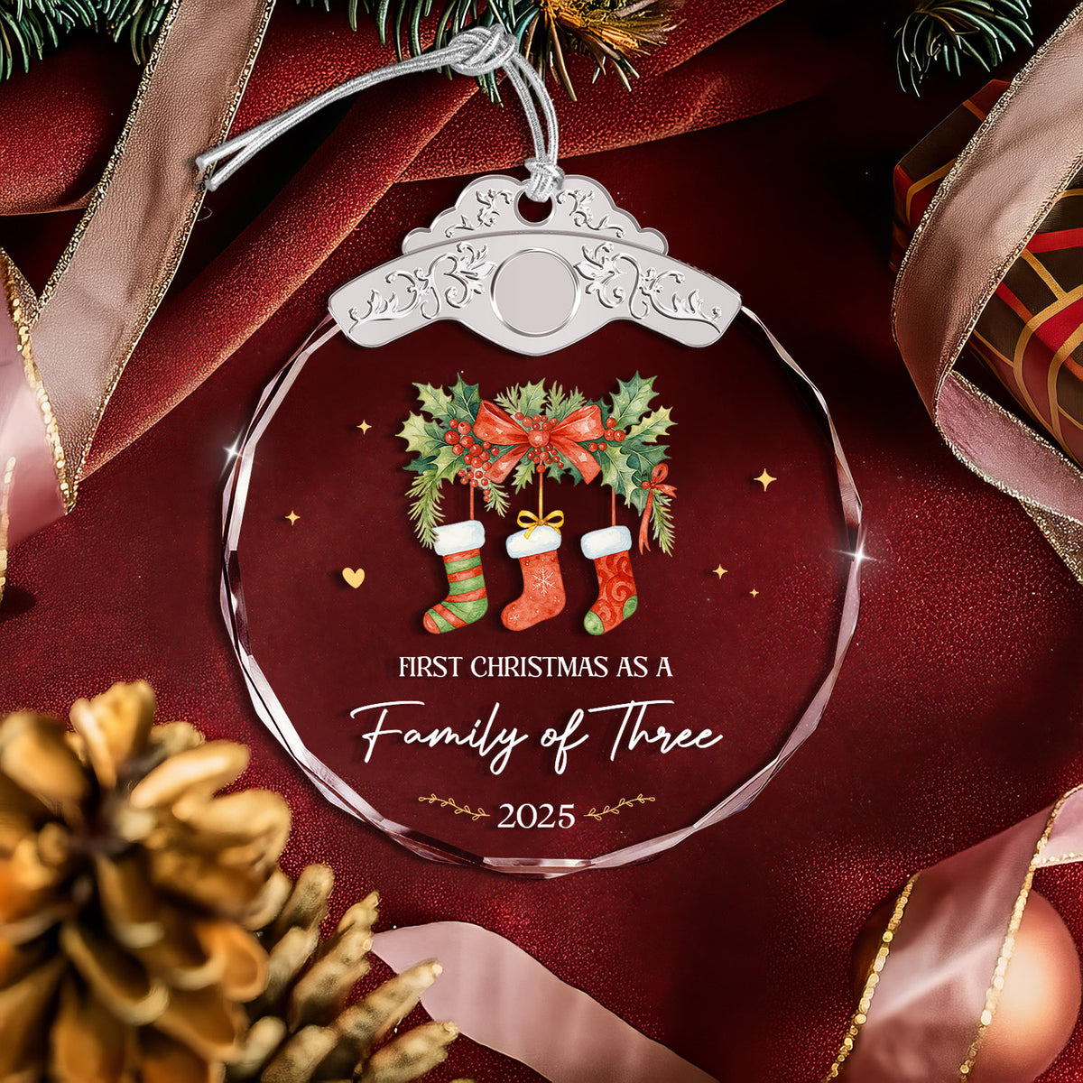 Christmas Ornaments 2025 – Glass Ornament — view 4