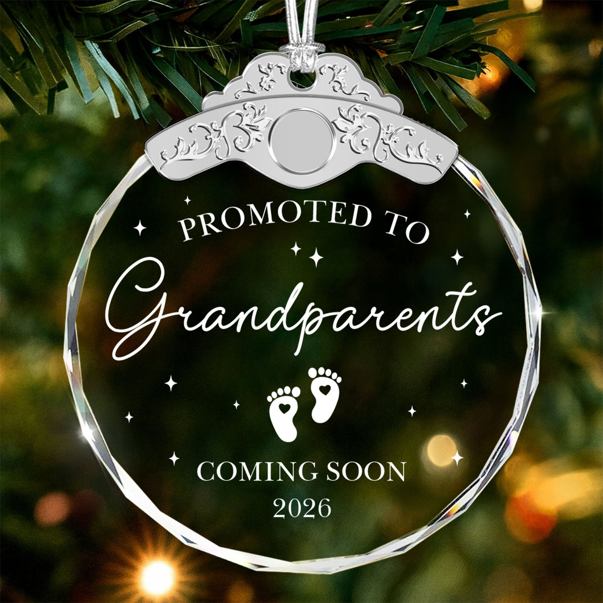 New Grandma Ornament – Promoted to Grandparents — view 2