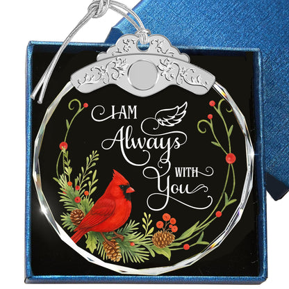 I Am Always With You – Glass Ornament
