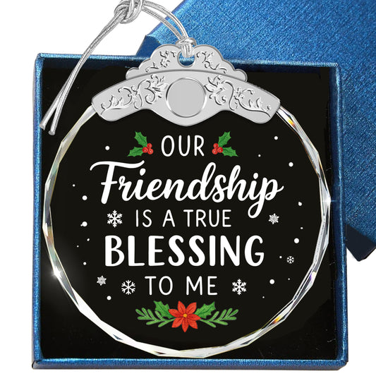 Friendship Gifts for Women – Glass Ornament