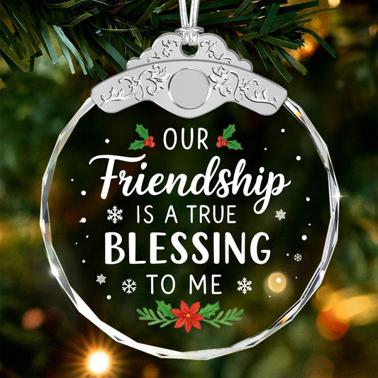 Friendship Gifts for Women – Glass Ornament — view 2