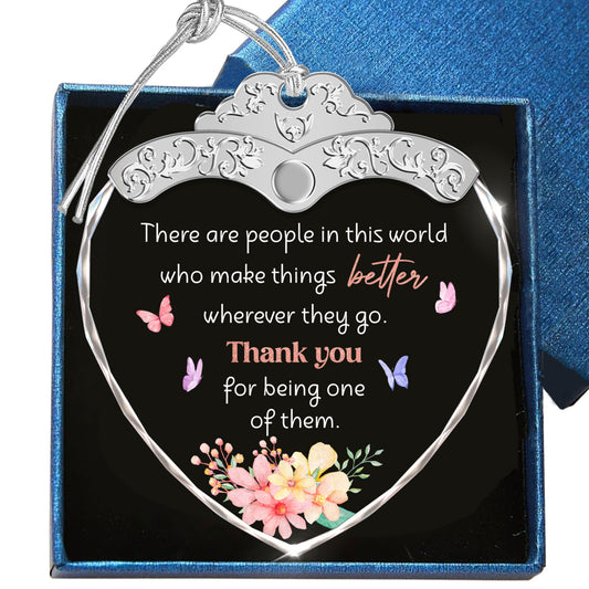 Thank You for being one of them – Glass Ornament