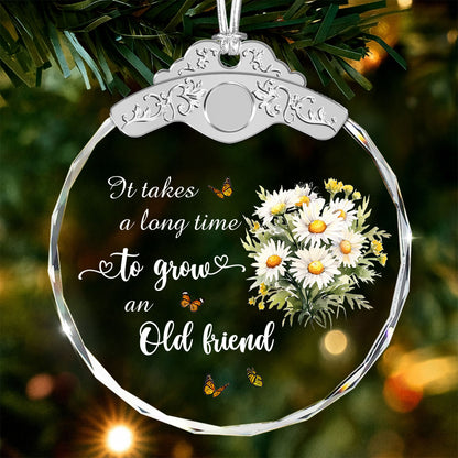 Friendship Gifts for Women – Christmas Glass Ornament — view 2