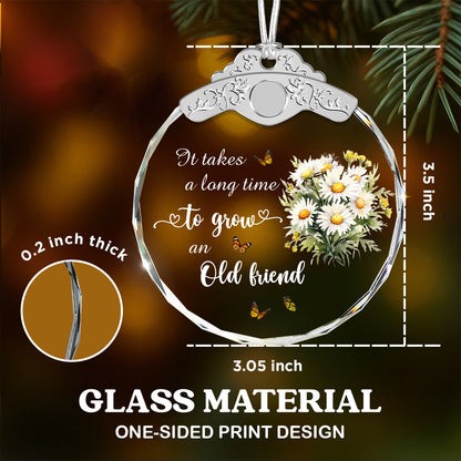 Friendship Gifts for Women – Christmas Glass Ornament — view 3