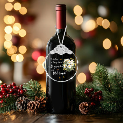 Friendship Gifts for Women – Christmas Glass Ornament — view 6