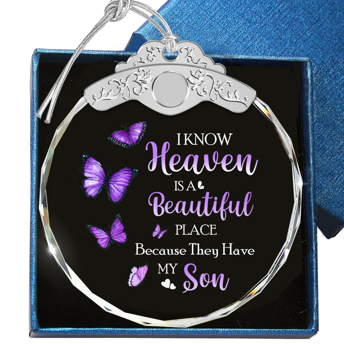 They Have My Son – Glass Ornament
