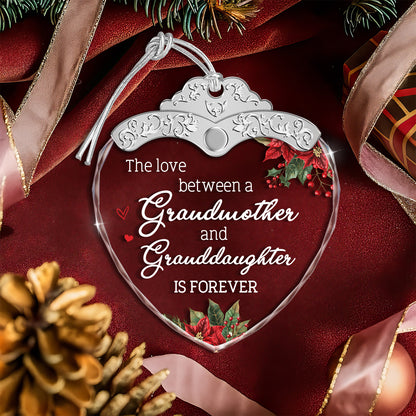 Grandmother Gift – Christmas Glass Ornament — view 4