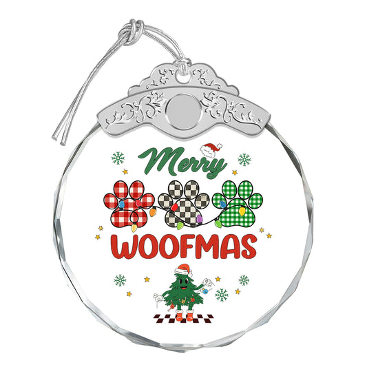 Merry Woofmas – Glass Ornament