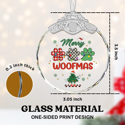 Merry Woofmas – Glass Ornament — view 6