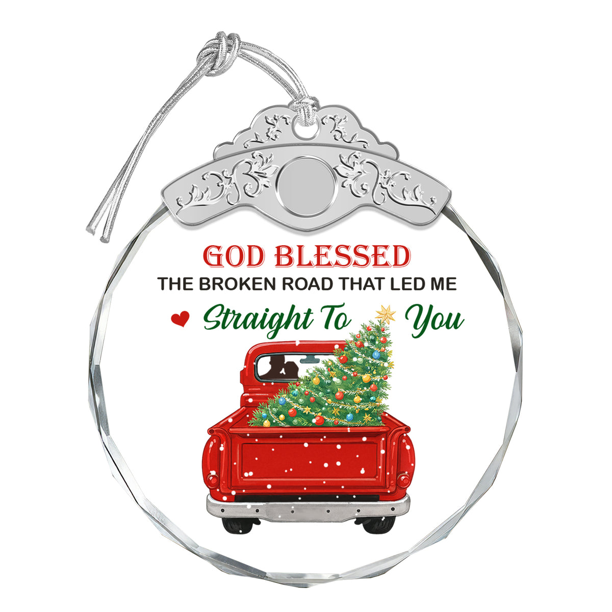 Couple Gifts for Christmas – Glass Ornament