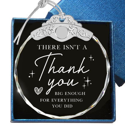Thank You – Glass Ornament