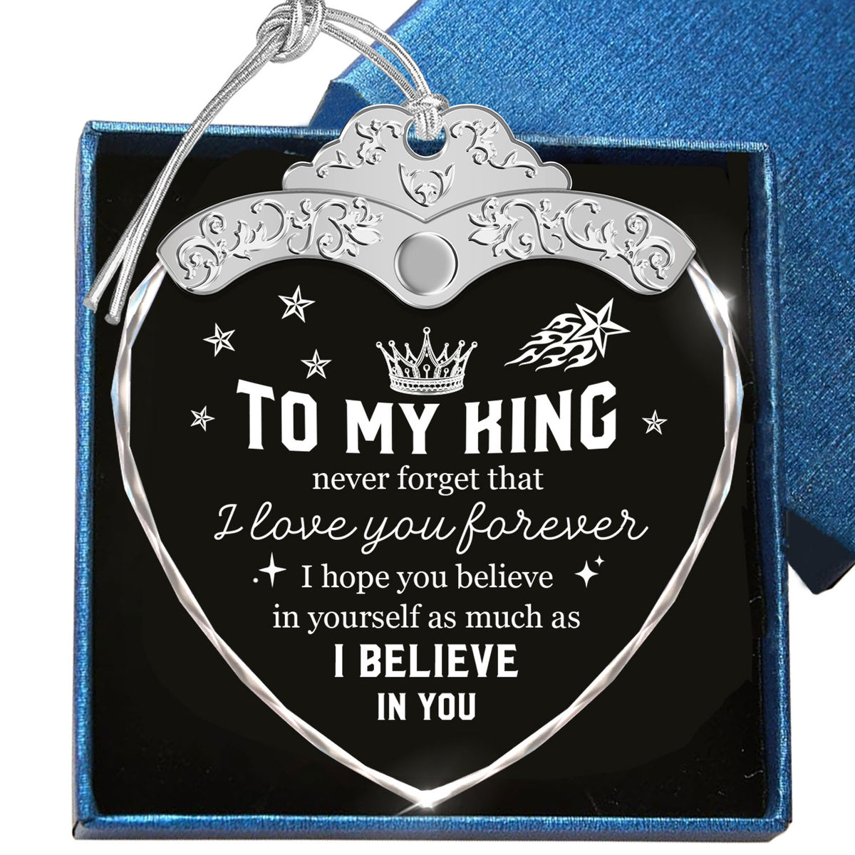 Gifts for Boyfriend – Christmas Glass Ornament