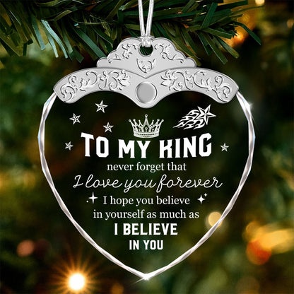 Gifts for Boyfriend – Christmas Glass Ornament — view 2