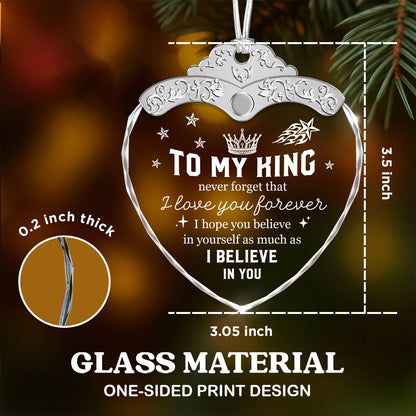 Gifts for Boyfriend – Christmas Glass Ornament — view 3