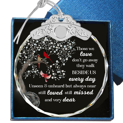 Memorial Glass Ornament – Sympathy Gift for Loss of Loved One