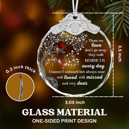 Memorial Glass Ornament – Sympathy Gift for Loss of Loved One — view 3