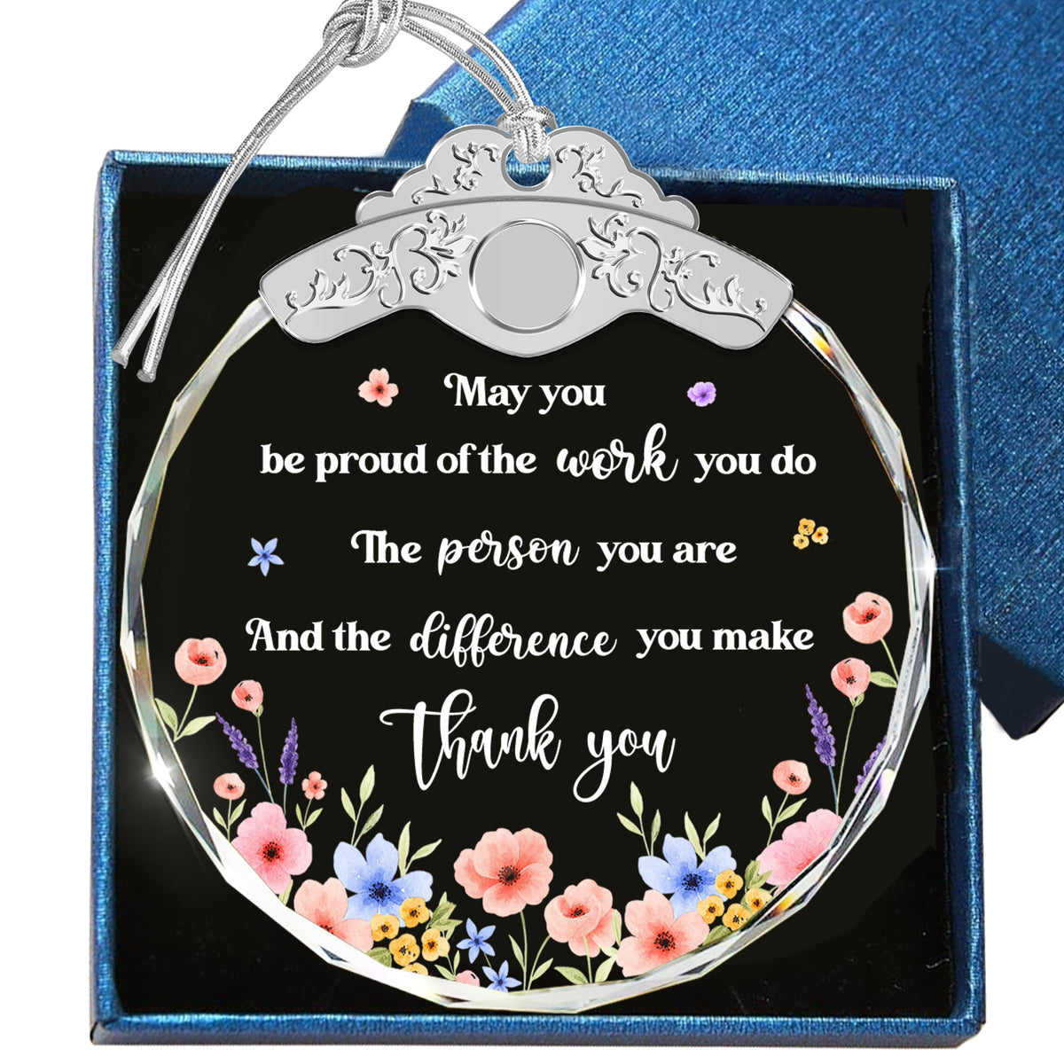 Be Proud Of The Work You Do – Glass Ornament