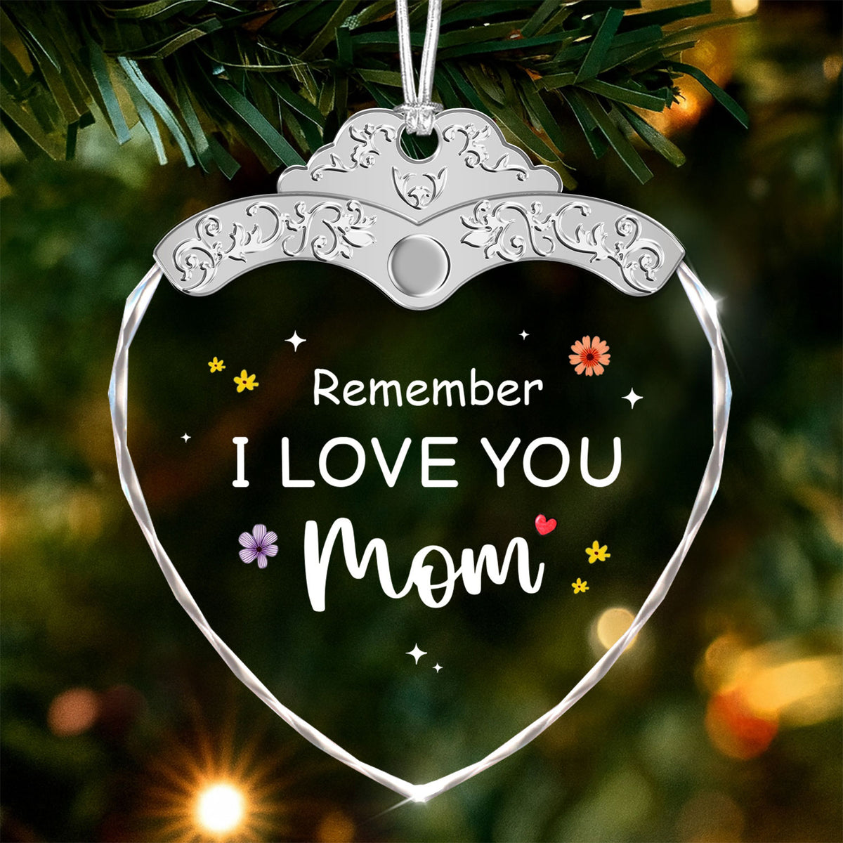 Gifts for Mom – Glass Ornament — view 2