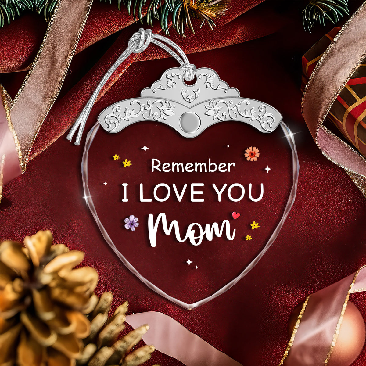 Gifts for Mom – Glass Ornament — view 4