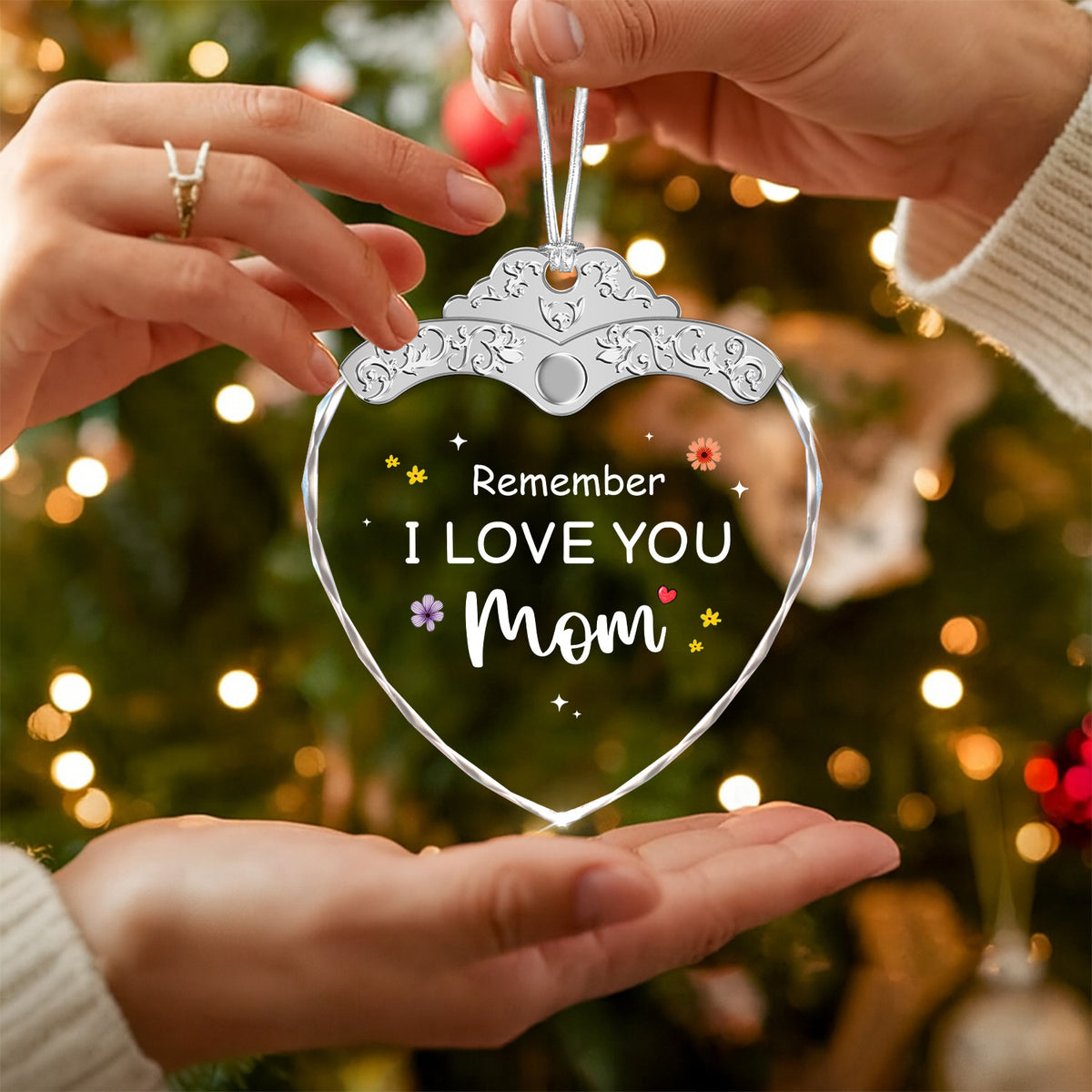 Gifts for Mom – Glass Ornament — view 5