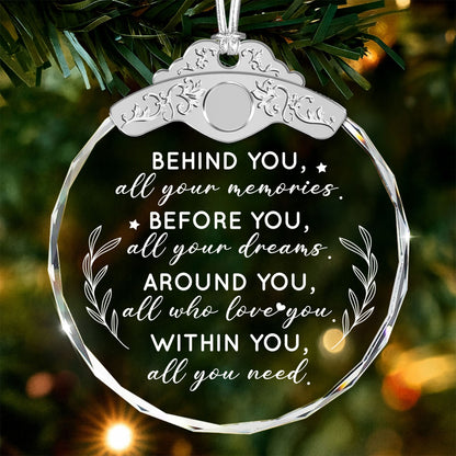 Within You All You Need – Glass Ornament — view 2
