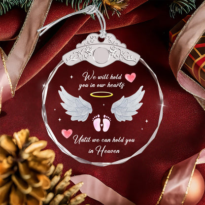 Hold You In Our Hearts – Glass Ornament — view 4