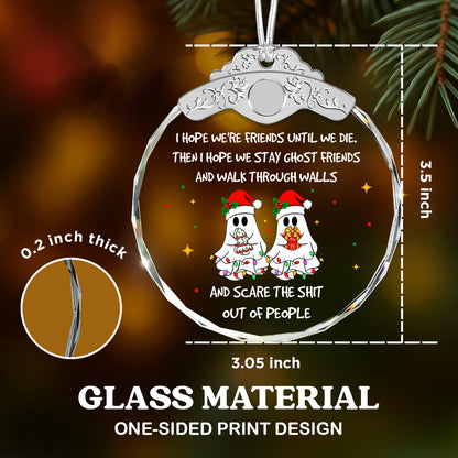 Funny Friendship Ornaments for Friends – Ghost Ornament for Besties BFF Sisters — view 3