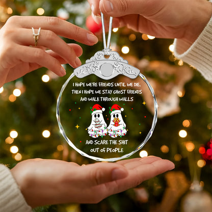 Funny Friendship Ornaments for Friends – Ghost Ornament for Besties BFF Sisters — view 5