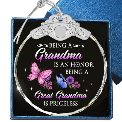 Great Grandmother Gift – Christmas Glass Ornament
