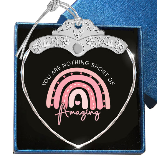 You Are Nothing Short Of Amazing – Glass Ornament