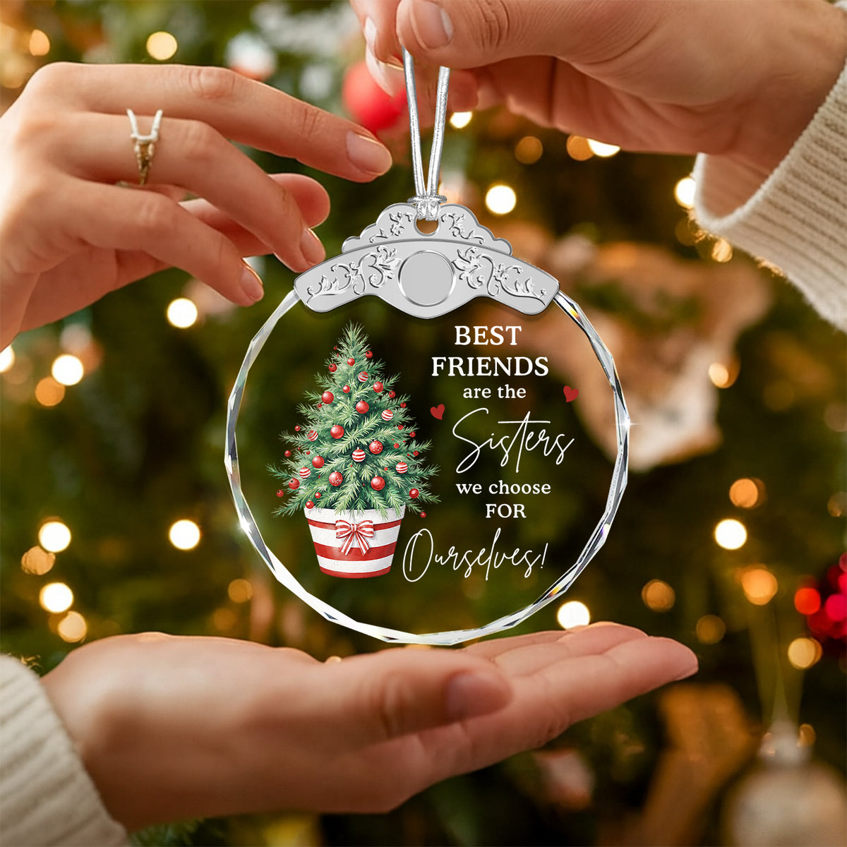 Christmas Birthday Ornament Gifts for Women – Glass Ornament — view 5