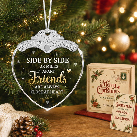 Christmas Gifts For Friends Going Away Friendship – Glass Ornament