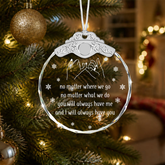 Christmas Gifts For Friends Going Away Friendship – Glass Ornament — view 2