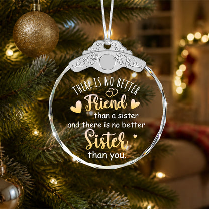 Unique Gift for Women Friends BFF Sisters Soul Sis – Glass Ornament — view 2